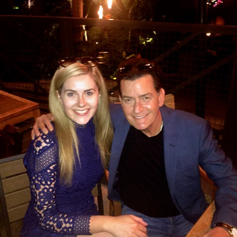 Hannah & Charlie Sheen